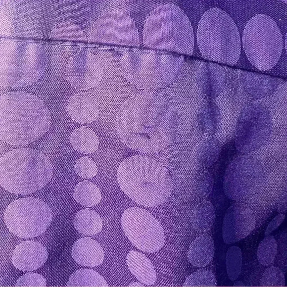 THE LIMITED Women’s Purple Chic Polka Dot Flared Skirt Size 6 - Picture 5 of 11